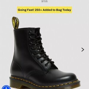 Dr. Martens Black Combat Boots